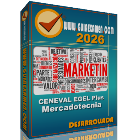 Guía CENEVAL EGEL Plus Mercadotecnia 2026