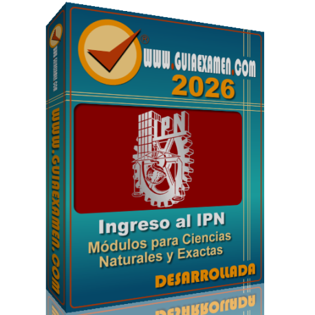 Guía Ingreso al IPN Naturales y Exactas 2026