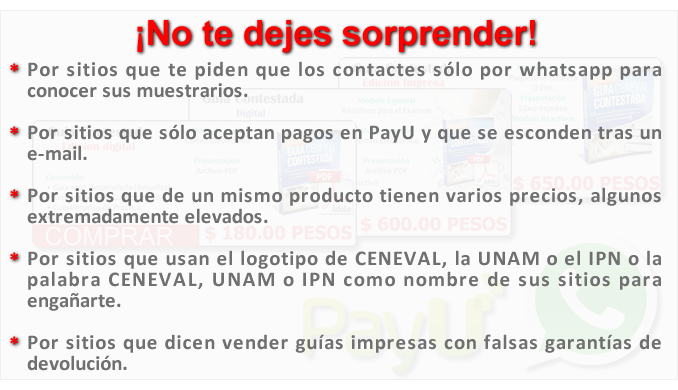 Sitios de venta de guias que no son seguros